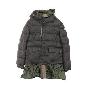 Moncler Sarina Hooded Down Jacket Wool #346449M61B